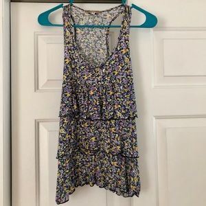 floral tank, fun to wear for summer time